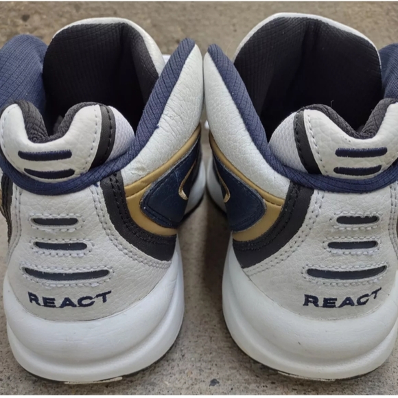 Vintage Converse All Star Chuck Taylor React High Top Shoes Sz 8.5 New Old Stock - Picture 6 of 8